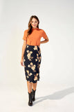 New Day Midi Skirt - Harvest Beauty