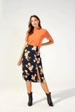 New Day Midi Skirt - Harvest Beauty