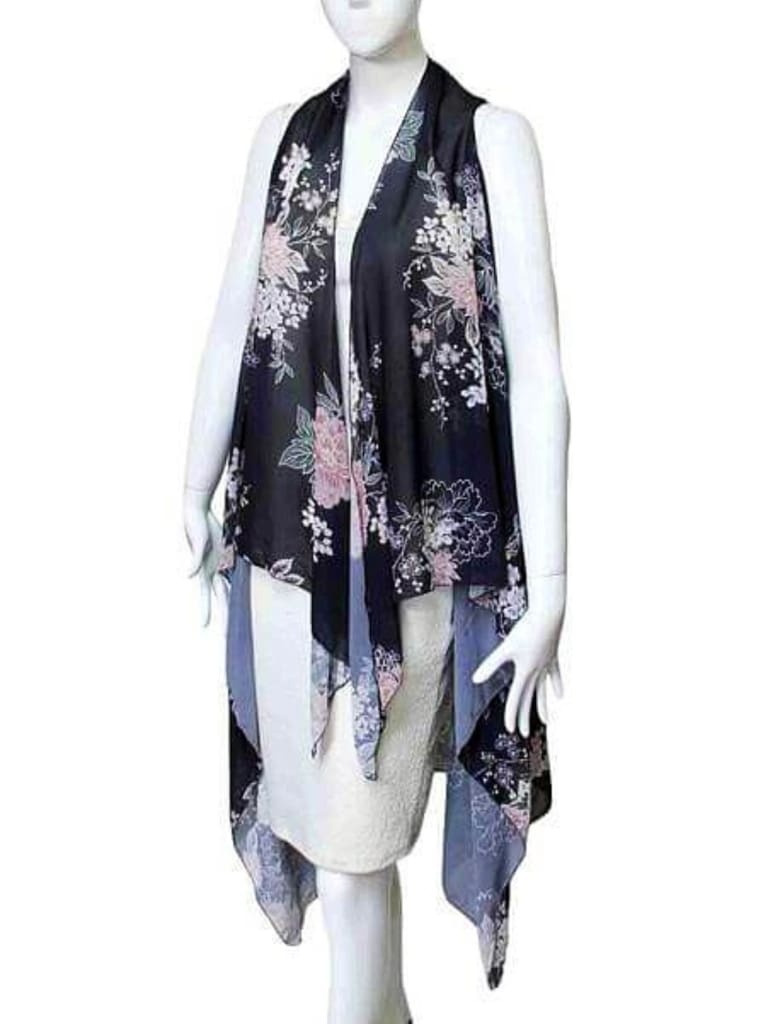 Kimono scarf vest sales