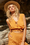 Island Escape Blouse - Harvest Beauty