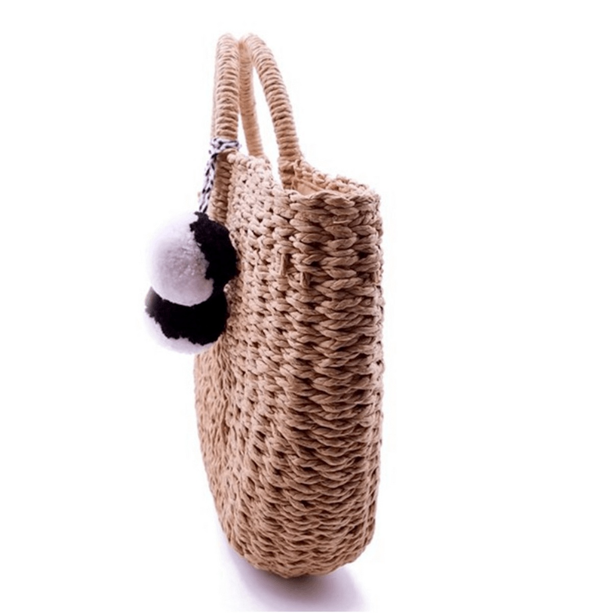 Half moon straw bag on sale