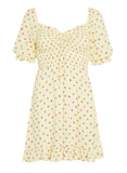 Sage Mini Dress Santa Maria Floral Print-Harvest Beauty
