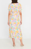 Marie Louise Midi Dress Ade Floral Print-Harvest Beauty