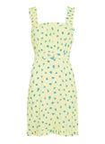 Mid Summer Mini Dress Luda Floral Print - Lemon-Harvest Beauty