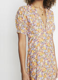 Meadows Midi Dress Meja Floral - Harvest Beauty