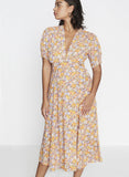 Meadows Midi Dress Meja Floral - Harvest Beauty