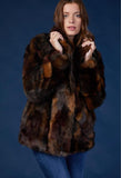 Irene Faux Fur Coat - Harvest Beauty