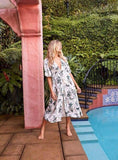 Coastal Roaming Midi Dress - Harvest Beauty