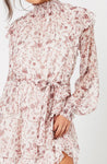 Melanie Chiffon Mini Dress - Harvest Beauty