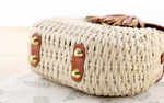 Straw Knitted Bag - Harvest Beauty