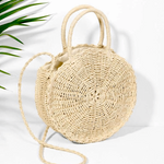 Rattan Woven Straw Bag - Harvest Beauty