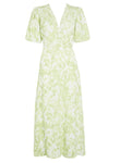 Vittoria Midi Dress Roos Tie Dye - Lime-Harvest Beauty