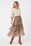 Fleetwood Floral Chiffon Skirt